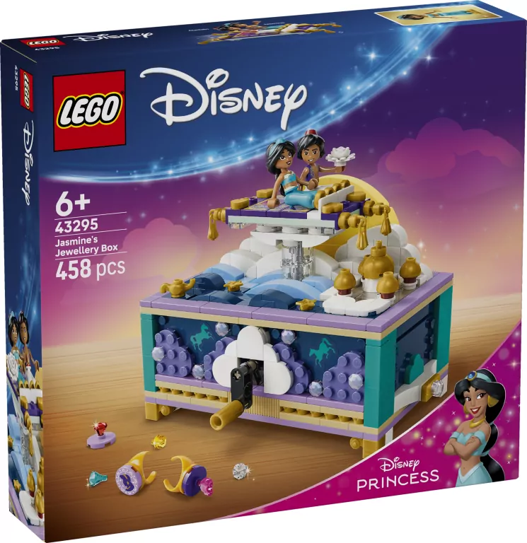 LEGO® Szkatułka na biżuterię Dżasminy 43295 - tantis.pl