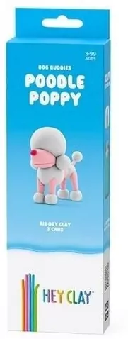Hey Clay - Figurka Psi Przyjaciele Pudel 3-pak - tantis.pl