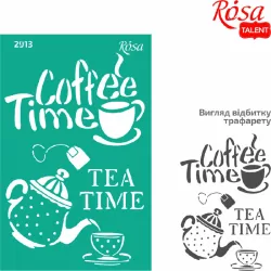 Szablon samoprzylepny wielokrotnego użytku motywy kuchenne 13x20cm