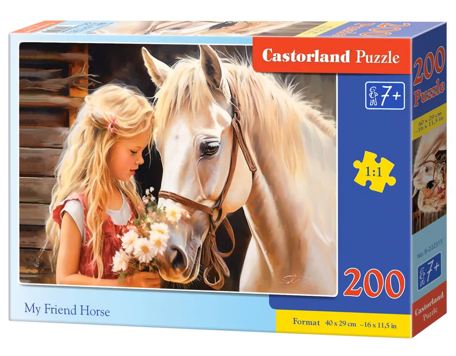 Puzzle 200. My Friend Horse. 222315 - tantis.pl