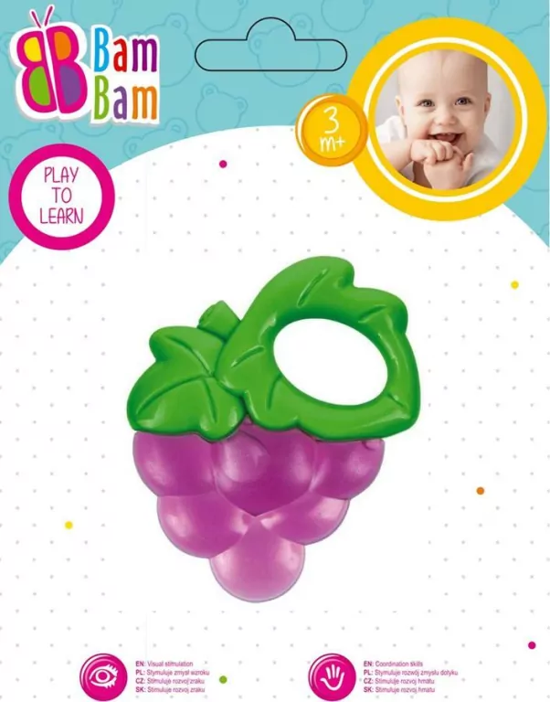 Gryzak dla dzieci winogrono bambam - tantis.pl