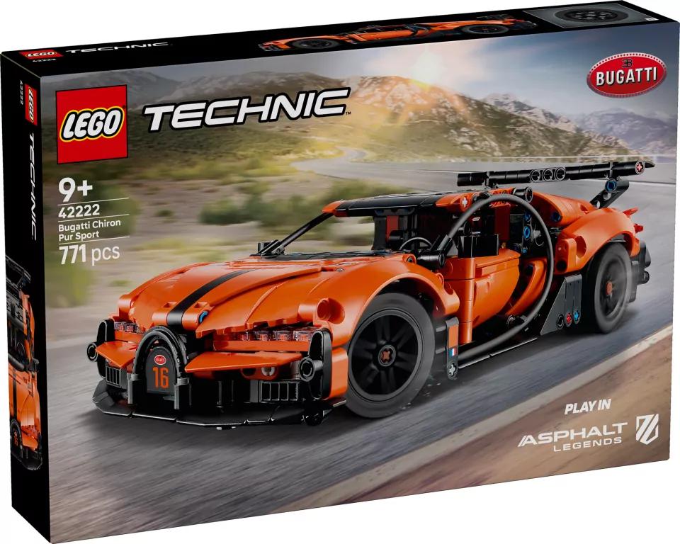 LEGO® Technic. Hipersamochód Bugatti Chiron 42222 - tantis.pl