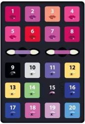 Crazy Chic. Paletka do makijażu. 18644