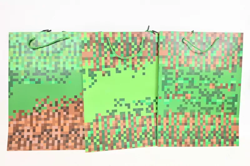 Torebka prezentowa L Minecraft mix - tantis.pl