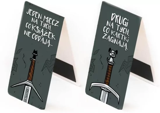 Zakładka magnetyczna. Dwa miecze