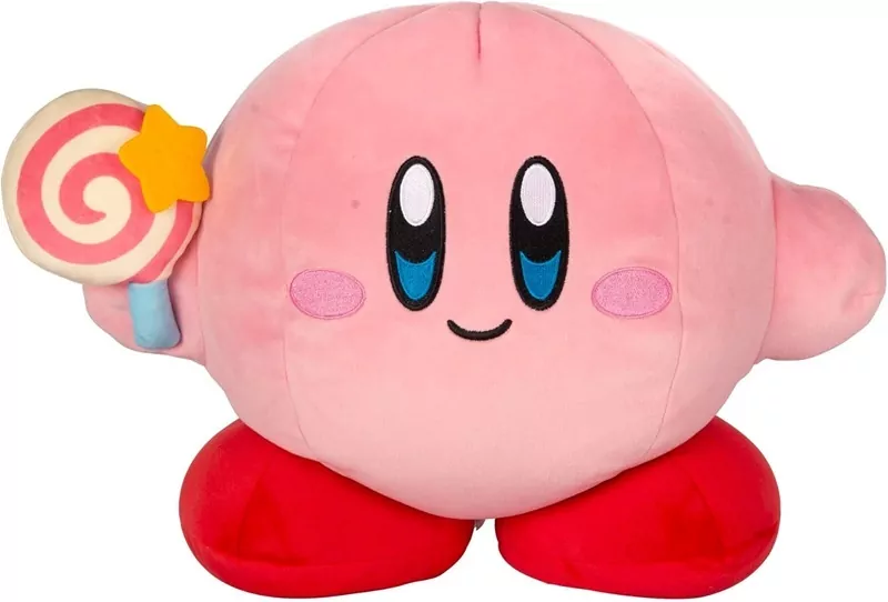 TOMY MOCCHI plusz Mega Kirby z lizakiem T1262 - tantis.pl