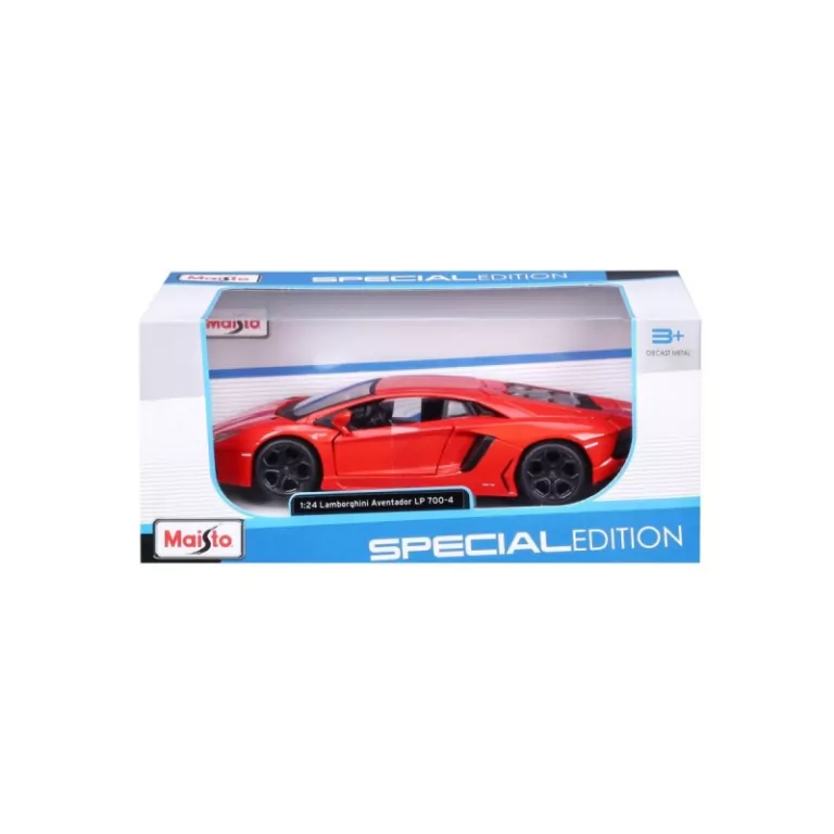MAISTO 31210 Auto Lamborghini Aventador LP700-4 czerwony 2011 - tantis.pl