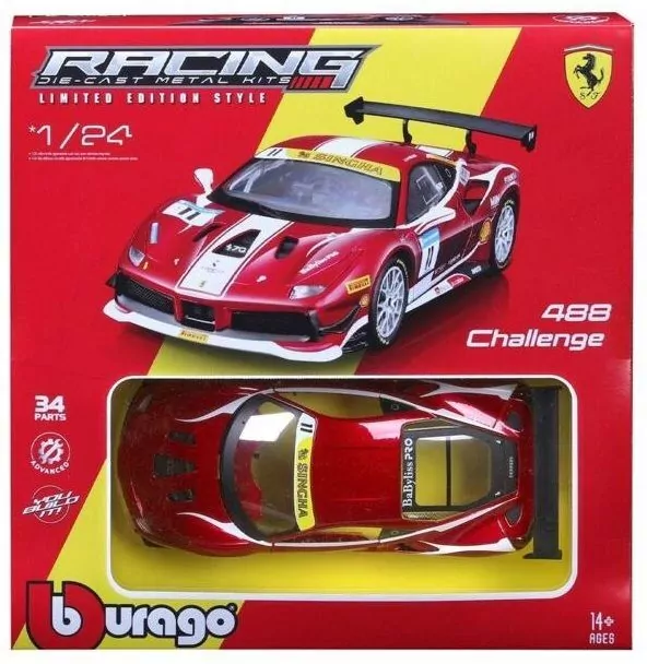 Ferrari Racing Model Kit Without Plastic Stand - tantis.pl