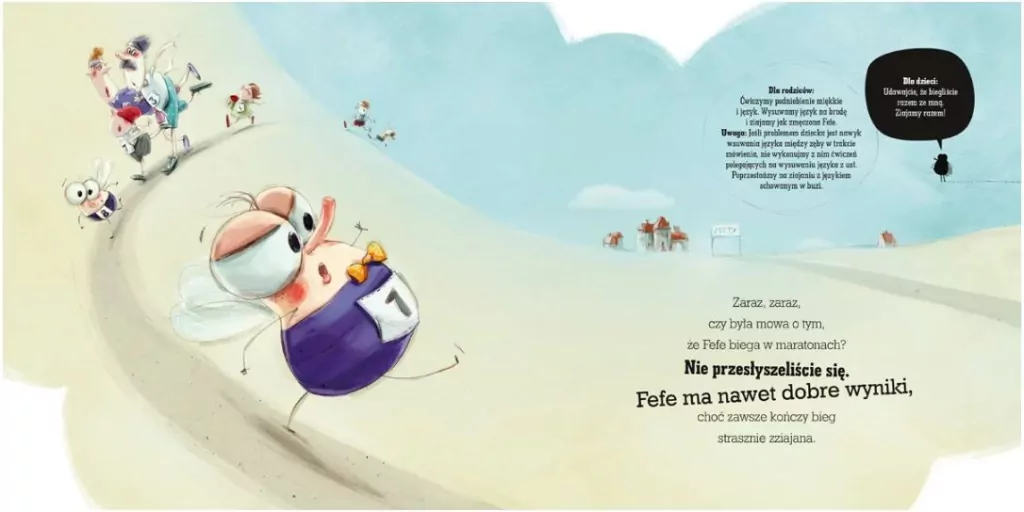 Z muchą na luzie ćwiczymy buzie, czyli zabawy logopedyczne dla dzieci - tantis.pl