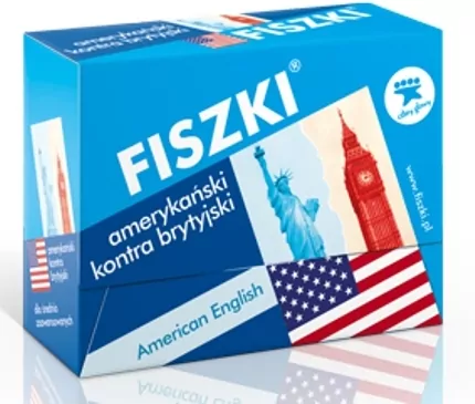 Angielski. Fiszki - Amerykanski vs.brytyjski - tantis.pl