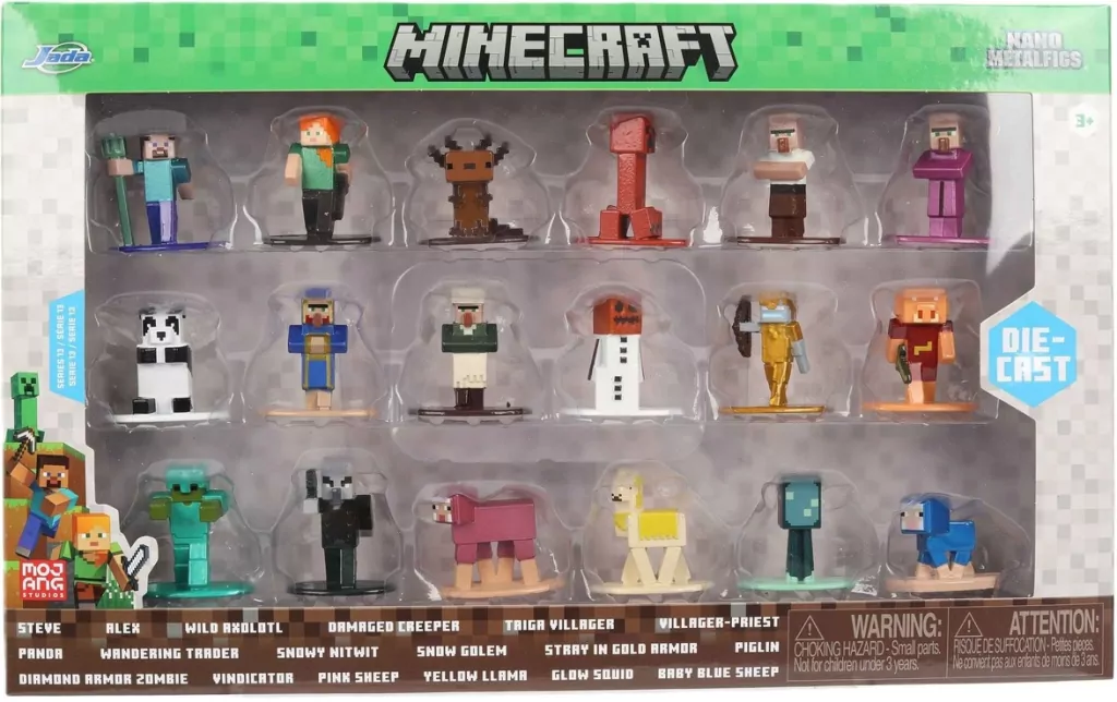 Jada Minecraft Metal fig 18-pak 4cm W13 - tantis.pl