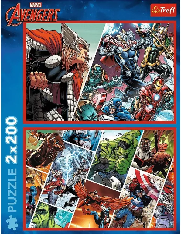 Puzzle 2x200 Obrońcy świata TREFL - tantis.pl