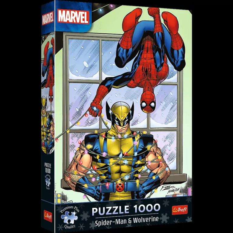 Puzzle 1000 Spider-Man&Wolverine: Święta TREFL - tantis.pl