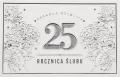 KARNET ROCZNICA SLUBU 25 B6 Z KOP PD HM200-2088 - tantis.pl