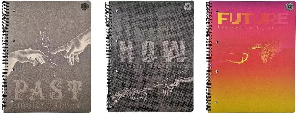 Brulion pastNOWfuture. A4/100K kratka. 5 sztuk - tantis.pl