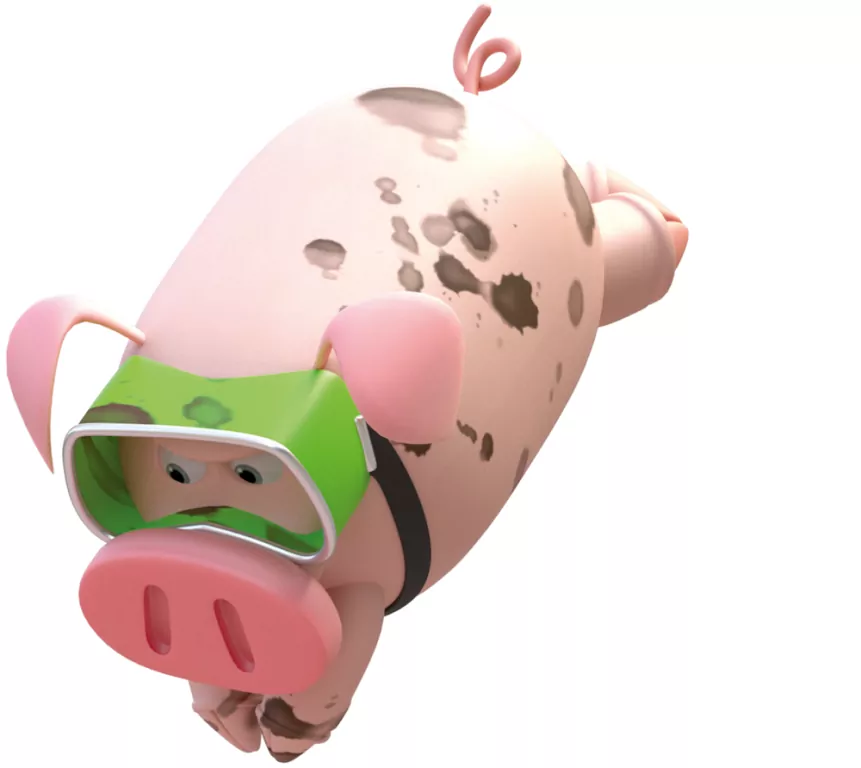 Świnie na trampolinie - tantis.pl