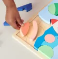 Fisher Price. Drewniane puzzle kosmos - tantis.pl