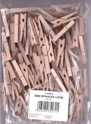 Klamerki, mini spinacze 4,5cm