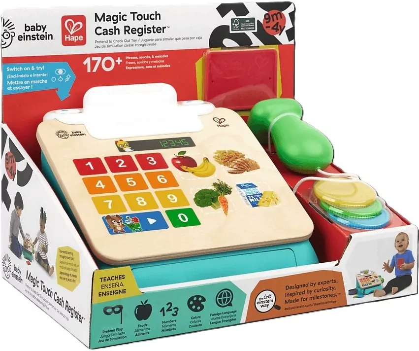 Hape Baby Einstein Magiczna dotykowa kasa fiskalna 80914 - tantis.pl