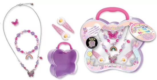 Pudełko z biżuterią motylki