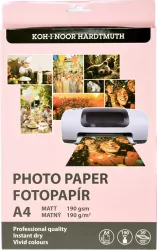 Papier foto A4 matt 50ark. 190g.