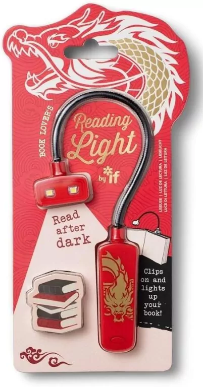 Lampka do czytania Wojowniczy smok Book lover's - tantis.pl