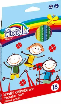 Kredki Super Soft 18 kolorów - tantis.pl