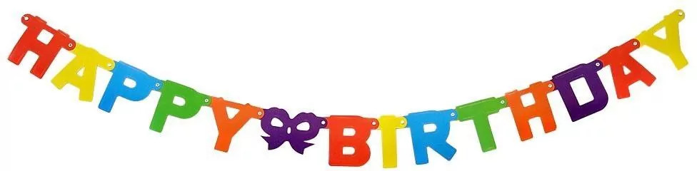 Girlanda kolorowa Happy Birthday - tantis.pl