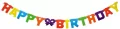 Girlanda kolorowa Happy Birthday - tantis.pl