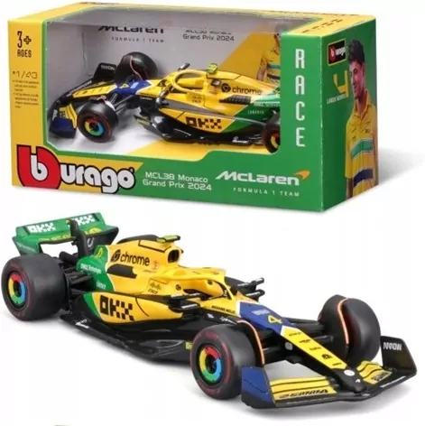 Mclaren F1 MCL38 Monaco GP 2024 Senna Livery - tantis.pl