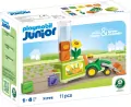Playmobil JUNIOR: Traktor z siewnikiem 71773 - tantis.pl