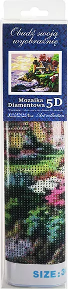 Mozaika diamentowa 5D - Latarnia Morska 40x30cm - tantis.pl