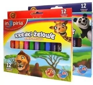 Kredki żelowe 12 kolorów - tantis.pl