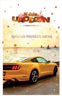 Kartka okolicznościowa. Urodziny - tantis.pl