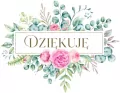 Karnet - Dziękuję - bukiet - tantis.pl