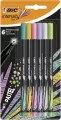 BIC. Cienkopisy Intensity Fine mix Pastel, 6 kolorów - tantis.pl