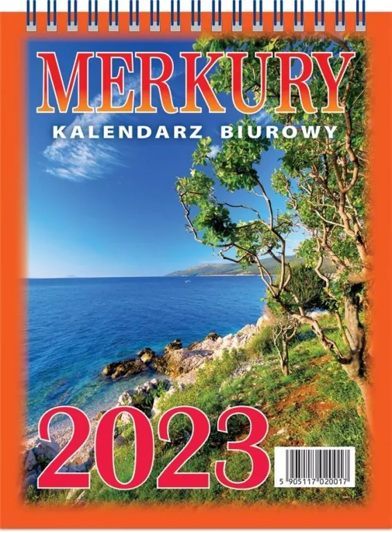 Kalendarz 2023 Biurowy Merkury MIX TELEGRAPH - tantis.pl
