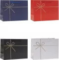 Torebka ozdobna 40x31x12cm hot-stamp mix ROZETTE. 1 sztuka - tantis.pl
