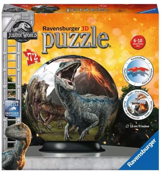 Jurassic World. Puzzle 3D 72 elementy - tantis.pl