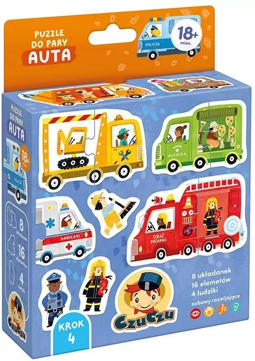 CzuCzu Puzzle do pary Auta - tantis.pl