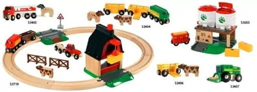 Farm Railway Set. World. Brio - tantis.pl