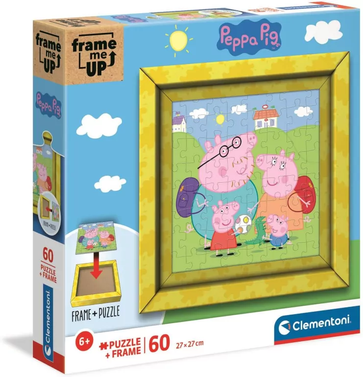 Puzzle 60 frame me up Świnka Peppa - tantis.pl