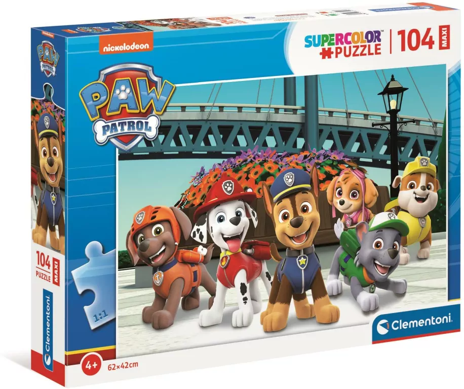 Puzzle 104. Maxi Supercolor. Psi Patrol 2 - tantis.pl