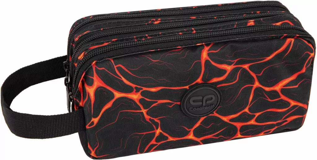 Saszetka potrójna z rączką Coolpack Primus Magma - tantis.pl