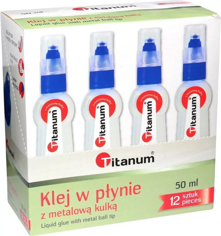 Klej w płynie z metalową kulką 50 ml - tantis.pl
