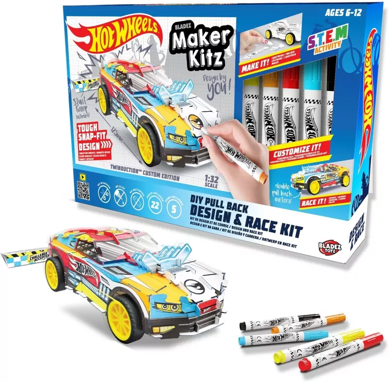 Hot Wheels Maker Kitz. Zestaw z mazakami - tantis.pl
