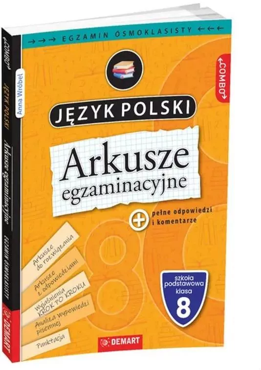 Arkusze egzaminacyjne z języka polskiego dla 8-klasisty - tantis.pl
