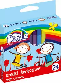 Kredki świecowe, 24 kolory. - tantis.pl