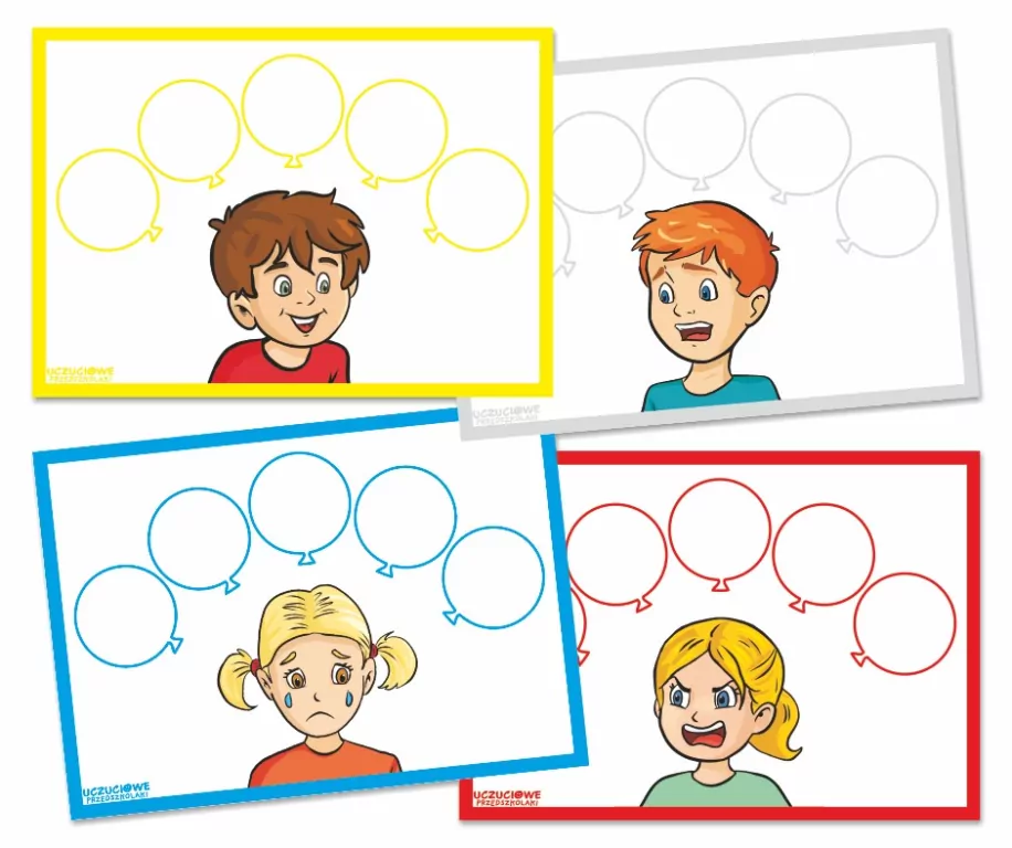 Uczuciowe przedszkolaki. Emocje w sytuacjach. Część 1 - tantis.pl