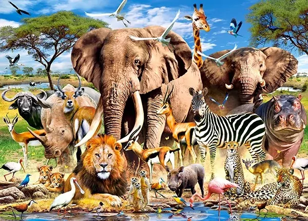 Puzzle 260. Savanna Animals. 27545 - tantis.pl
